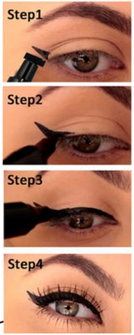 how to do winged eyeliner for beginners