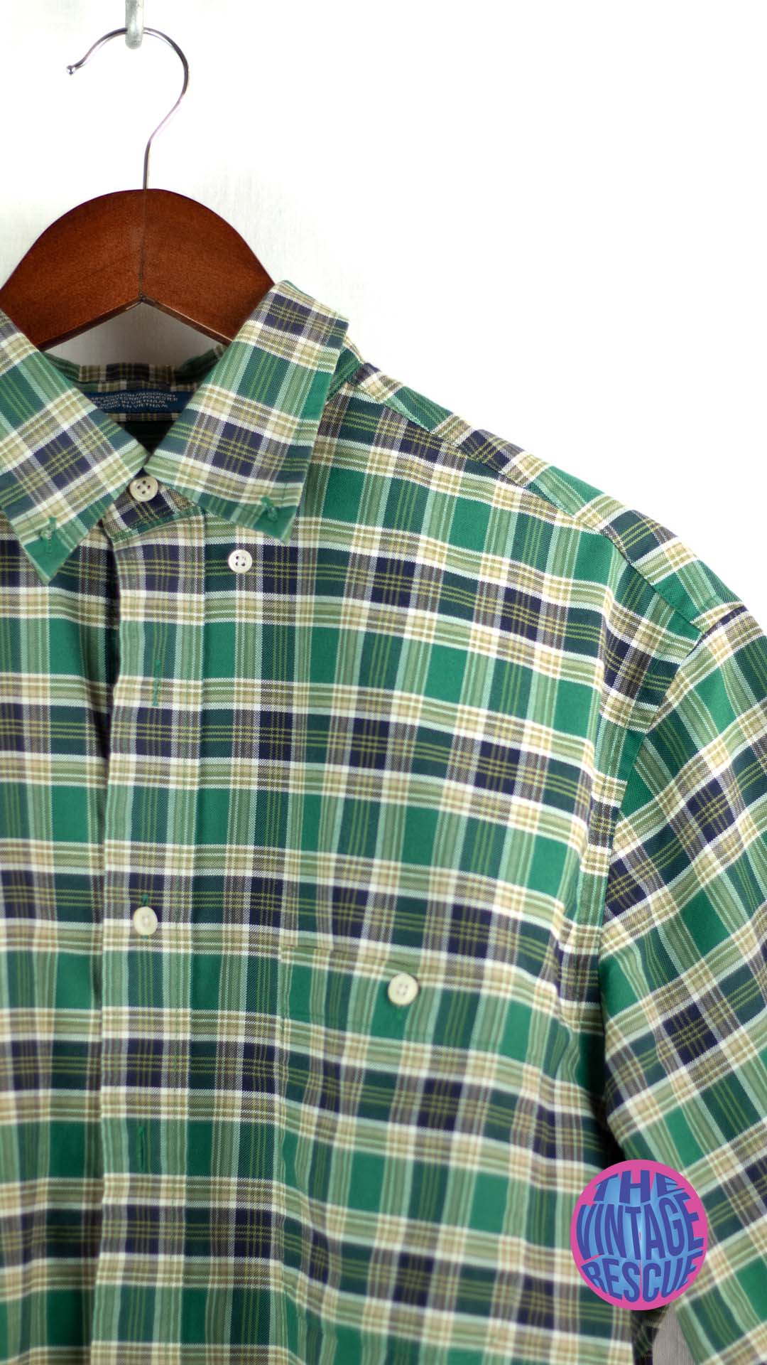 retro check shirt