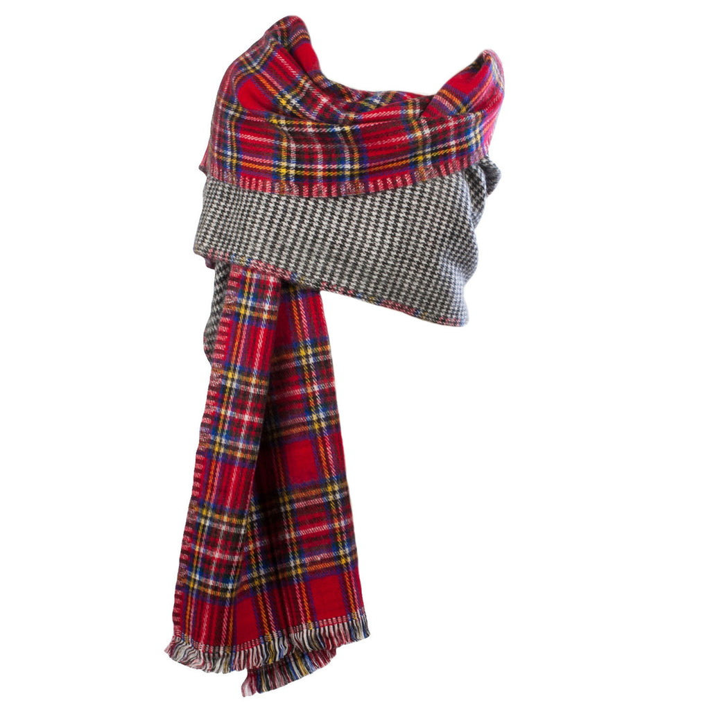 Plaid Reversible Scarf