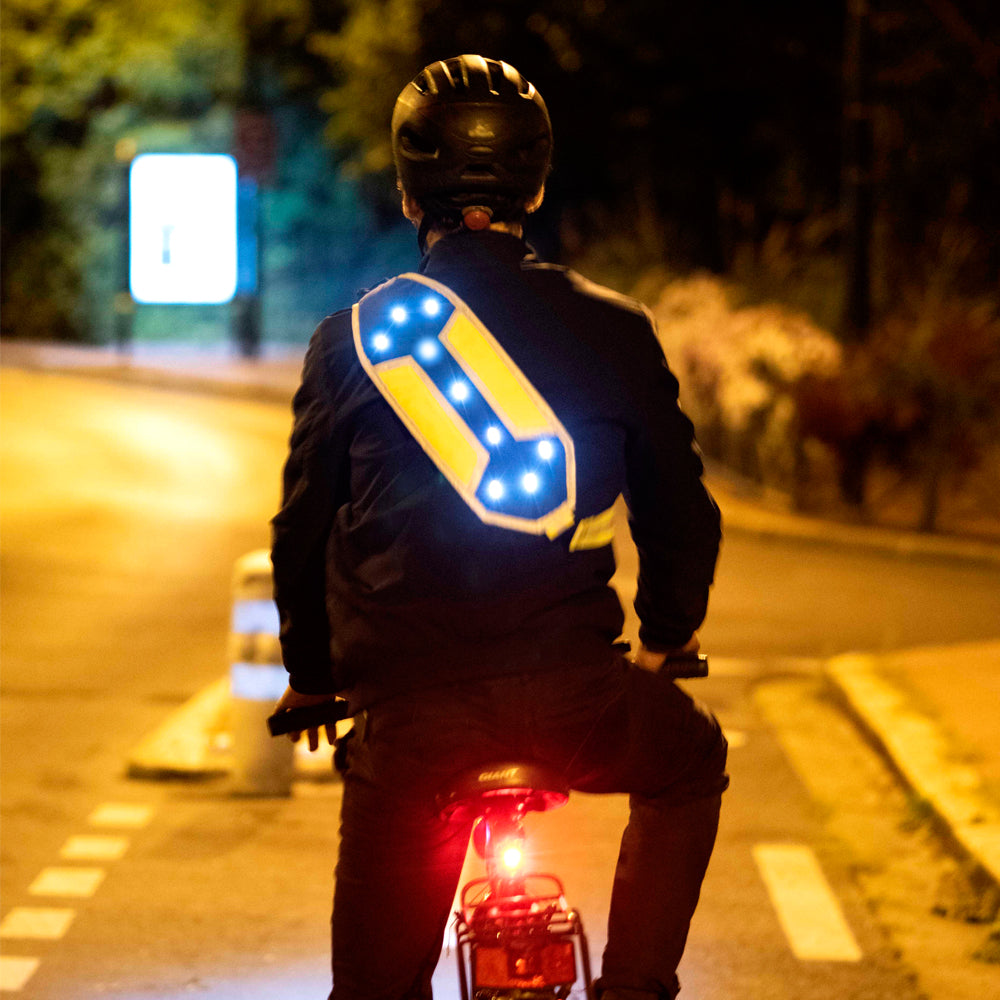 Funmo Gilet de sécurité LED,3 Modes Gilet réfléchissant pour vélo