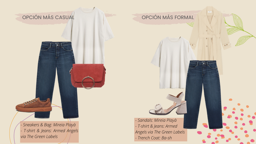 Outfits armario consciente moda sostenible