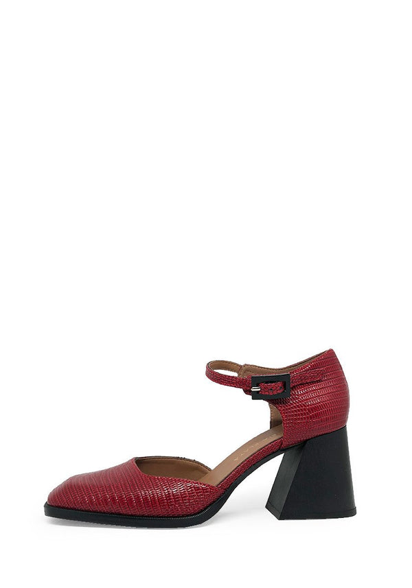 shoe Vegan Red heel