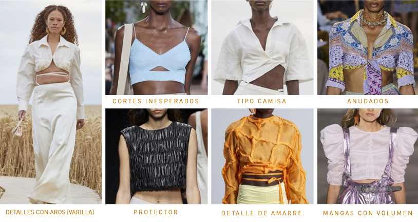 Tendencias de Moda 2022 - Crop Top