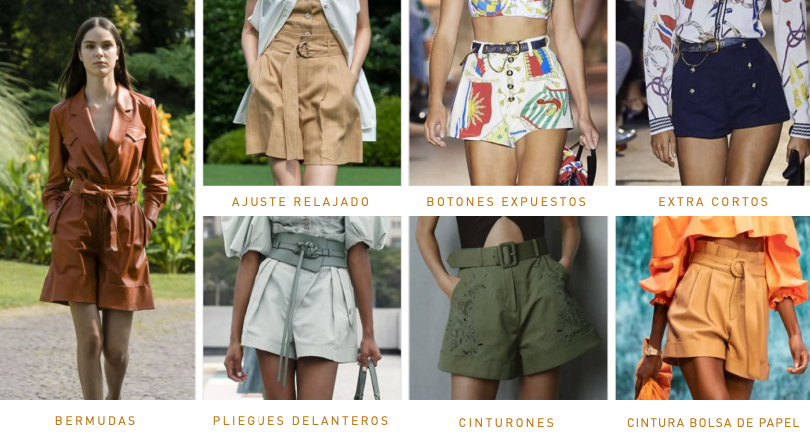 Tendencias de moda 2022 - Short Cintura Alta