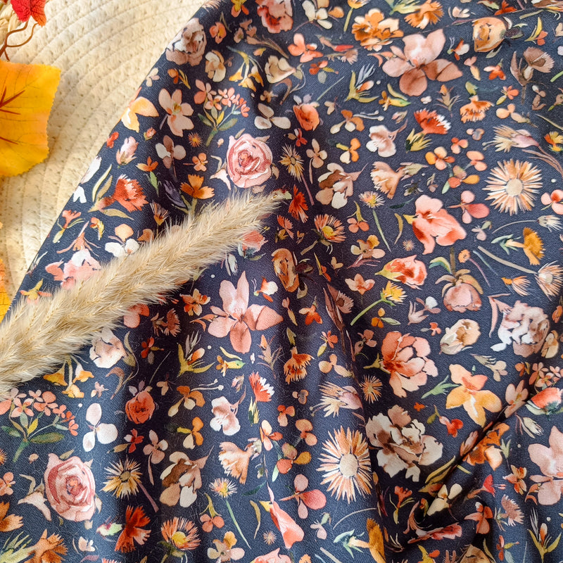 Jersey de coton - Jardin de fleurs – KLAFOUTIS Couture
