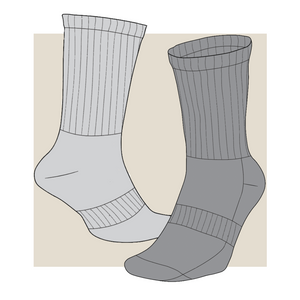 sock design template vector
