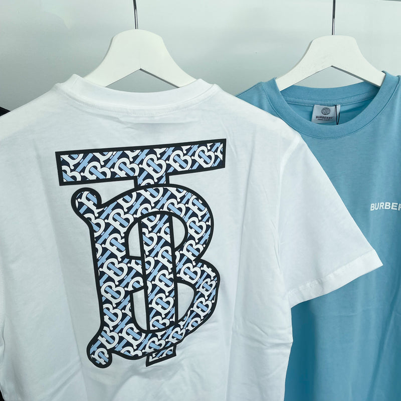 Burberry Monogram Back Logo Tee - White – TrendCornerUK