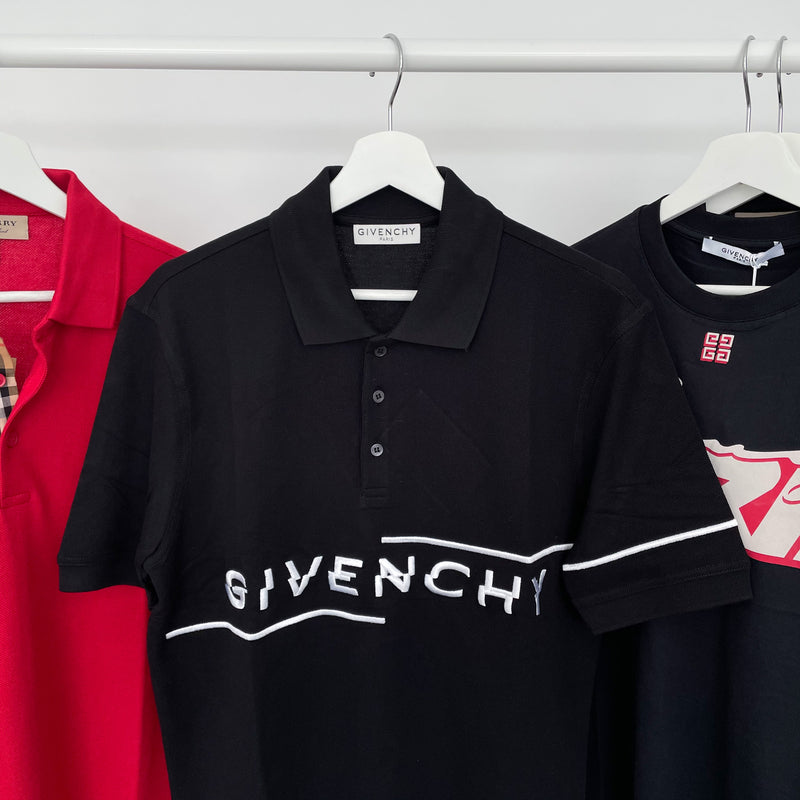 givenchy broken logo polo