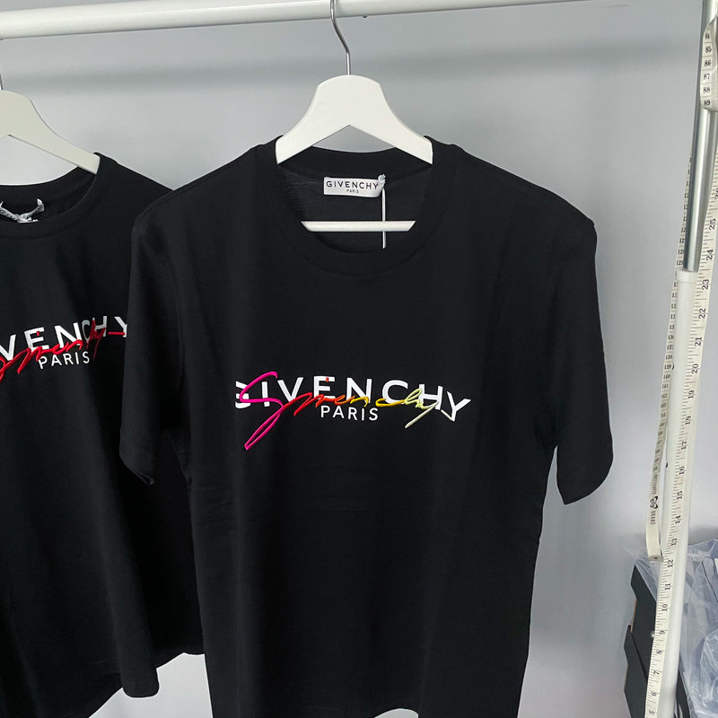 Givenchy Rainbow Embroidered Signature Tee – TrendCornerUK