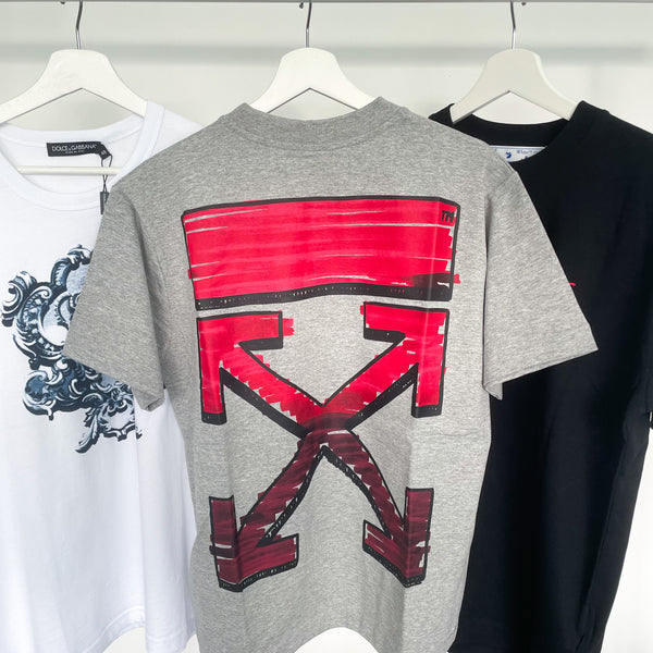 Off-White Graffiti Arrow T-Shirt – DANYOUNGUK