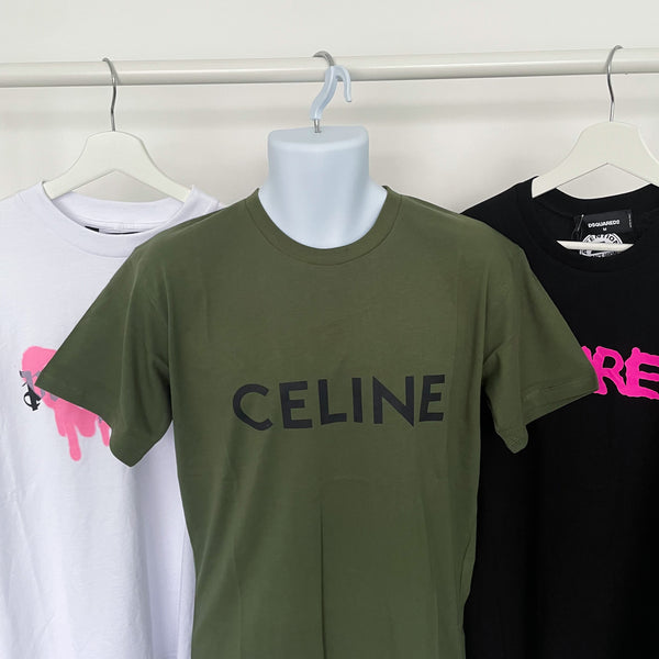 Celine Sunset Logo Tee - Cream – TrendCornerUK