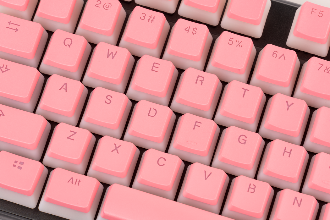 pudding pink keycaps