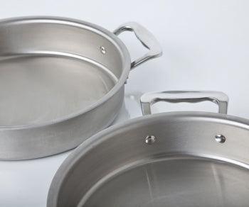 360Cookware_BW010-PP 360 Cookware Stainless Steel Pie Pan