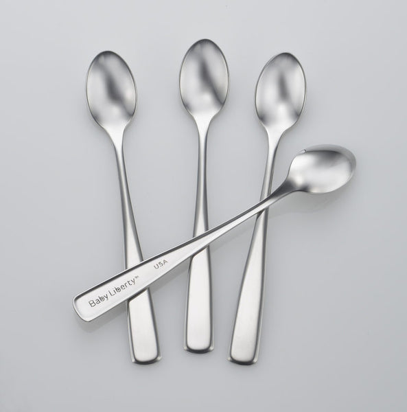 3-Piece Stainless Steel Baby Feeding Set airy green