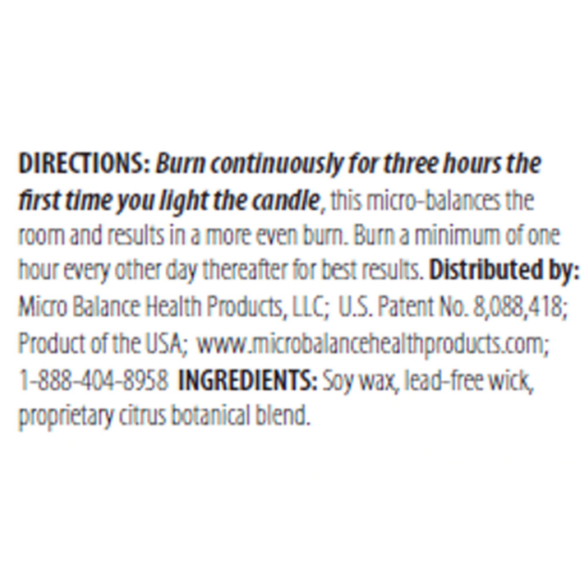 EC3 Purification Candle - Interior Mold Reducer - Fast acting