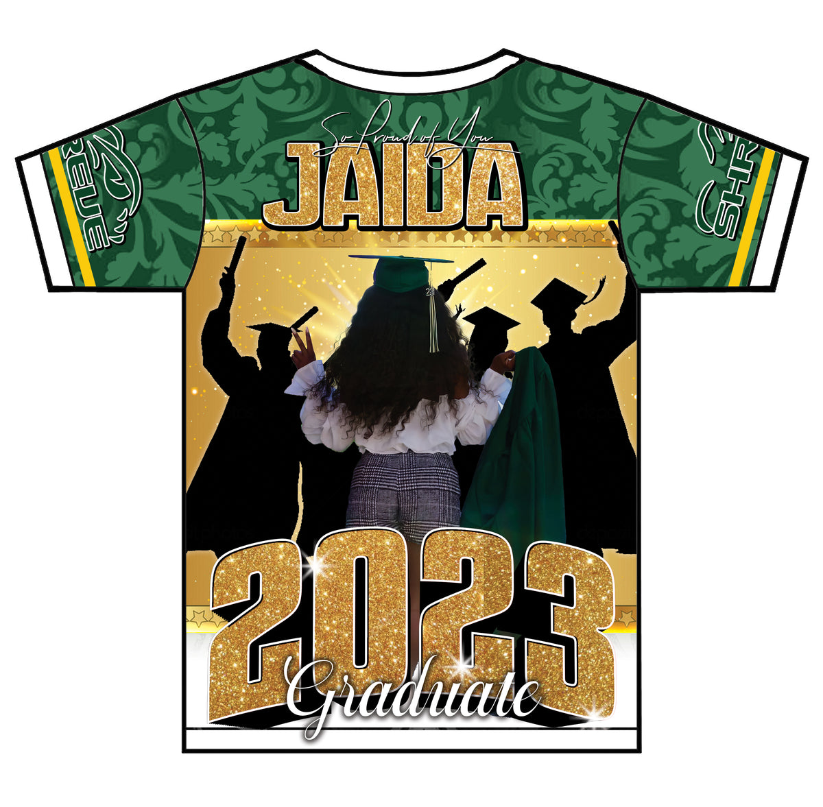 Custom Graduation Shirt 3D (All Over) Shirt - 10/31 – Azzara Designs