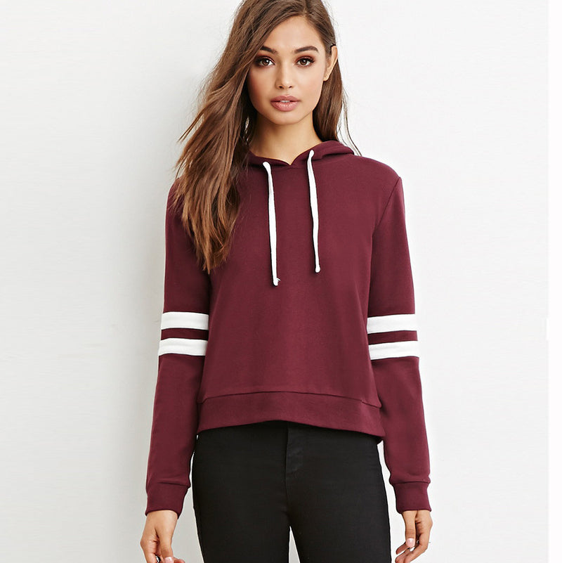 Scoop Hooded Pullover Solid Color Loose Hoodie – Oh Yours Fashion