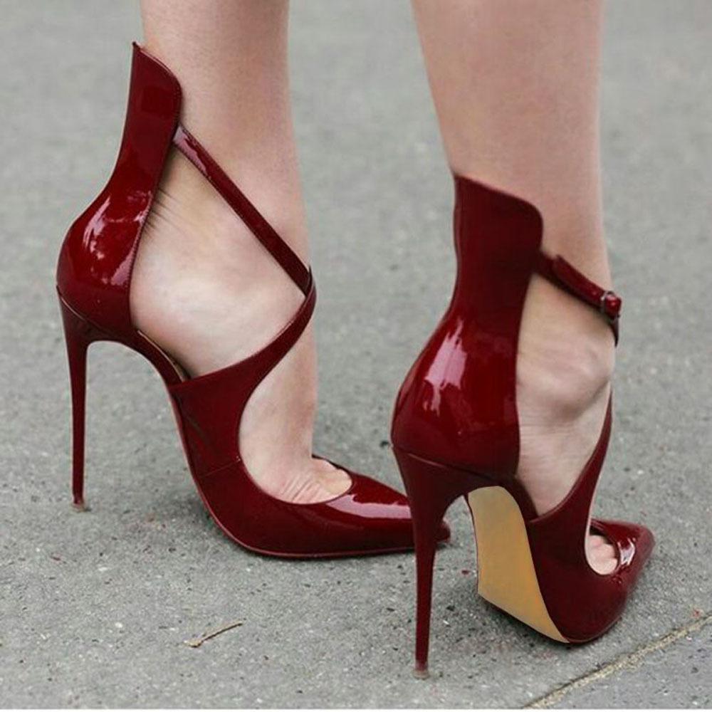 ankle wrap high heels