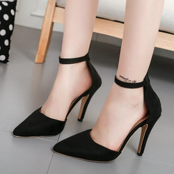 low cut high heels
