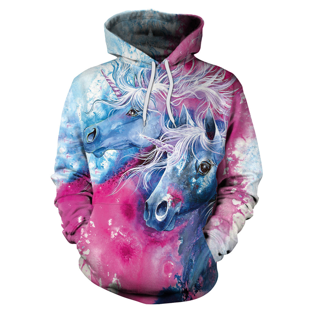 horse print hoodie