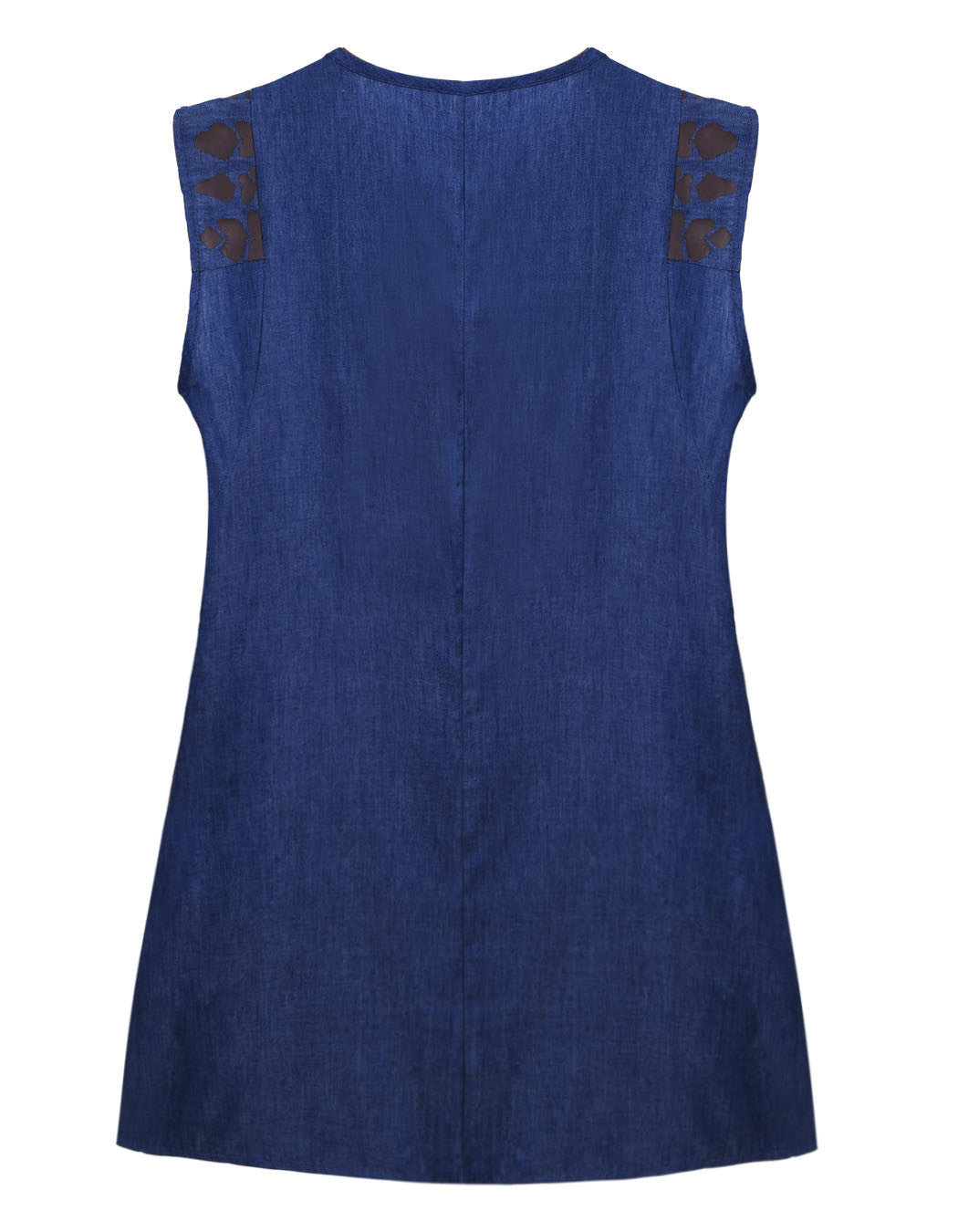 Women Print Sleeveless Denim Dress – Oh Yours Fashion