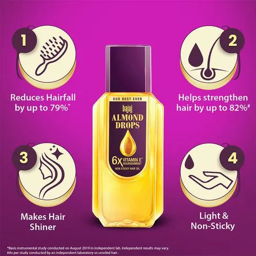 Bajaj Almond Drops Hair Oil 50ml  All Home Product