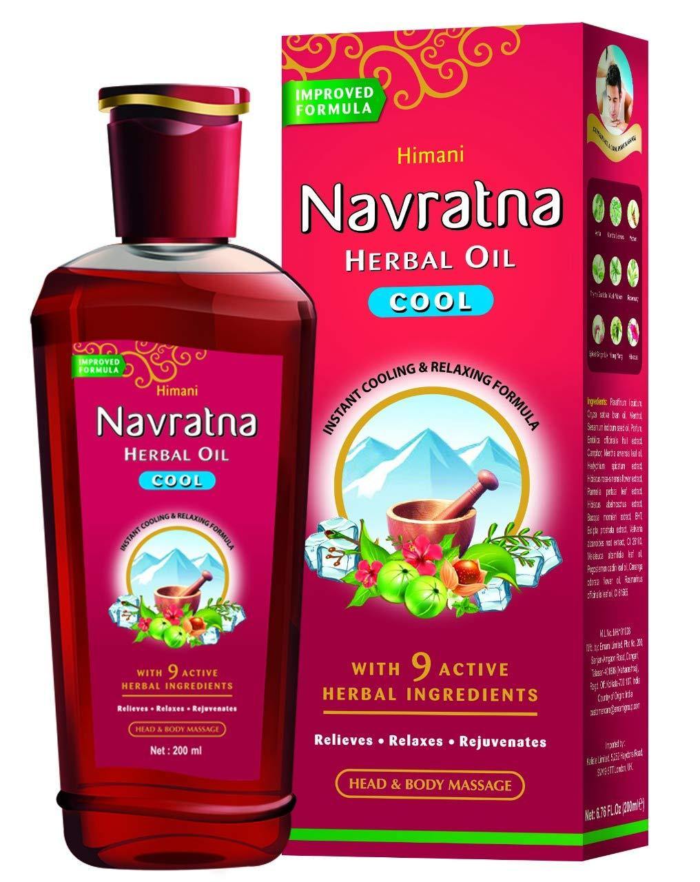 Navratna Cool Ayurvedic Oil Buy bottle of 500 ml Oil at best price in  India  1mg