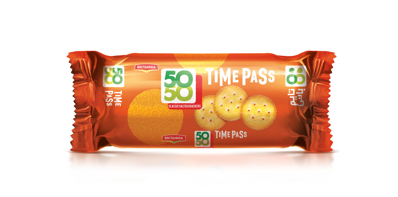 Britannia 50-50 Time Pass Biscuits