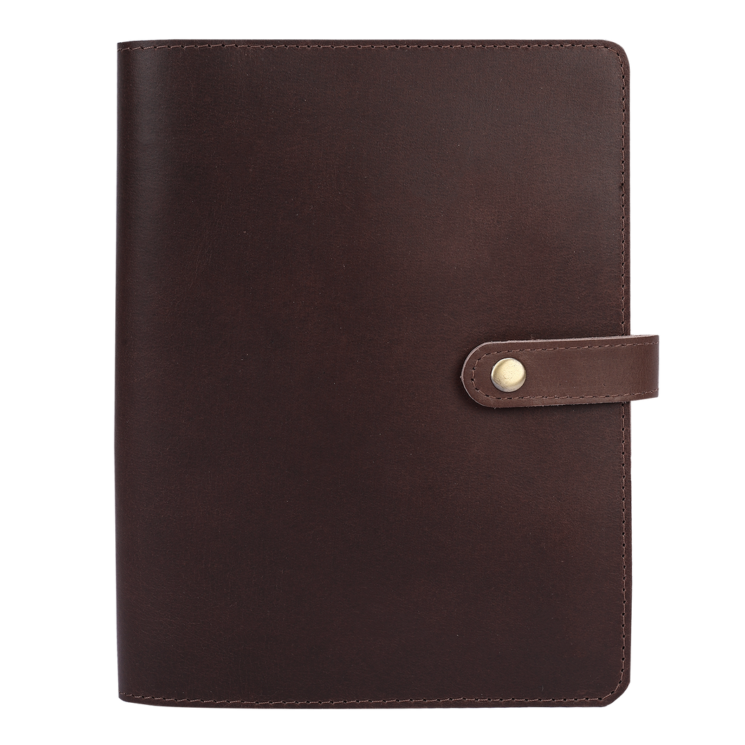 Leather Notebook Cover - Hickory (A5)