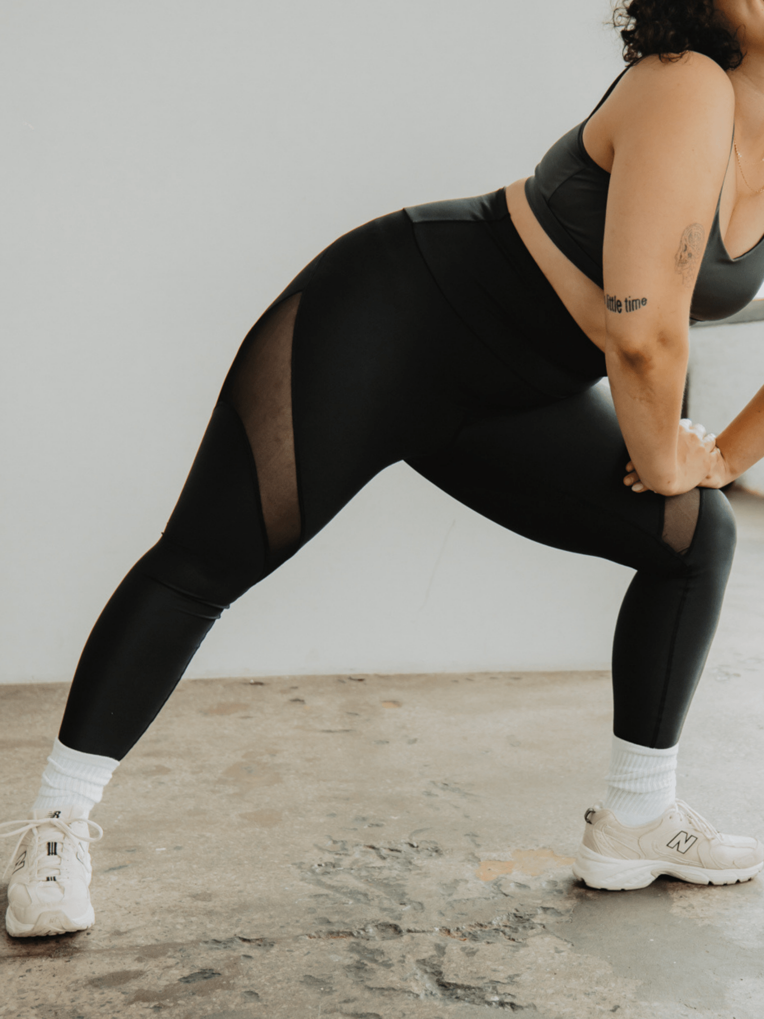 Andar Pitch Black Airywin Signature Ankle Length Leggings