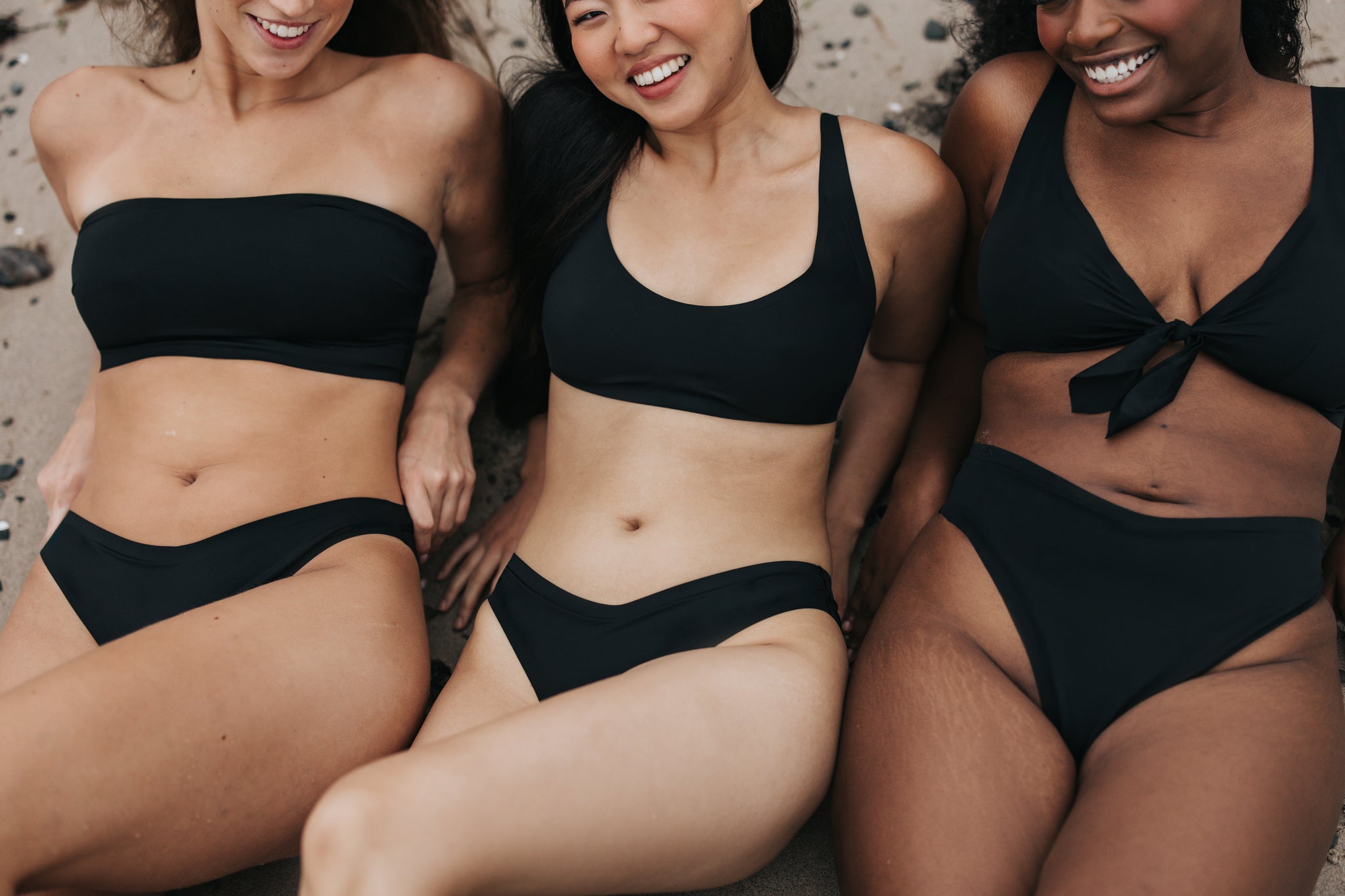 best swimwear for midsize, swimsuit bottoms that fit like underwear, bikini that covers low belly, plus size flattering swimwear