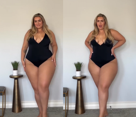 one piece that doesn’t dig in, flattering one piece, onewith swim, best one piece for midsize, bathing suit that covers low belly, plus size flattering swimwear, seamless one piece, plunge one piece, scoop neck one piece, edgeless one piece swimsuit