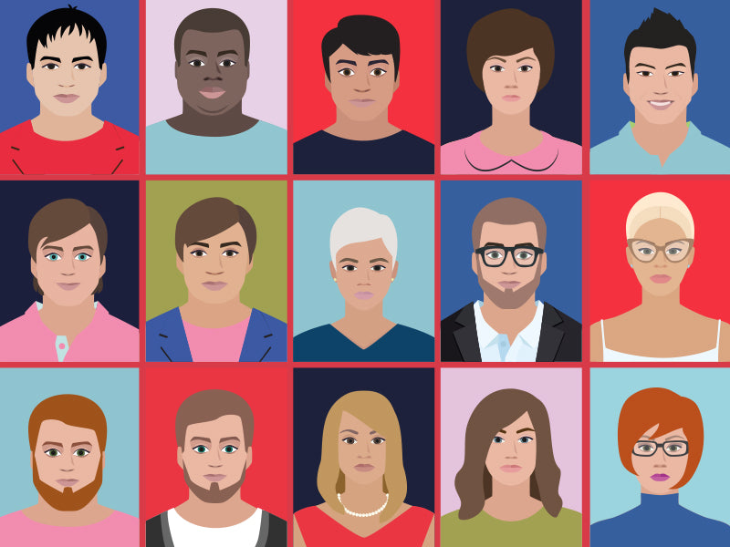 image of diverse people
