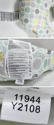 Model number detail of Nursing Pillows