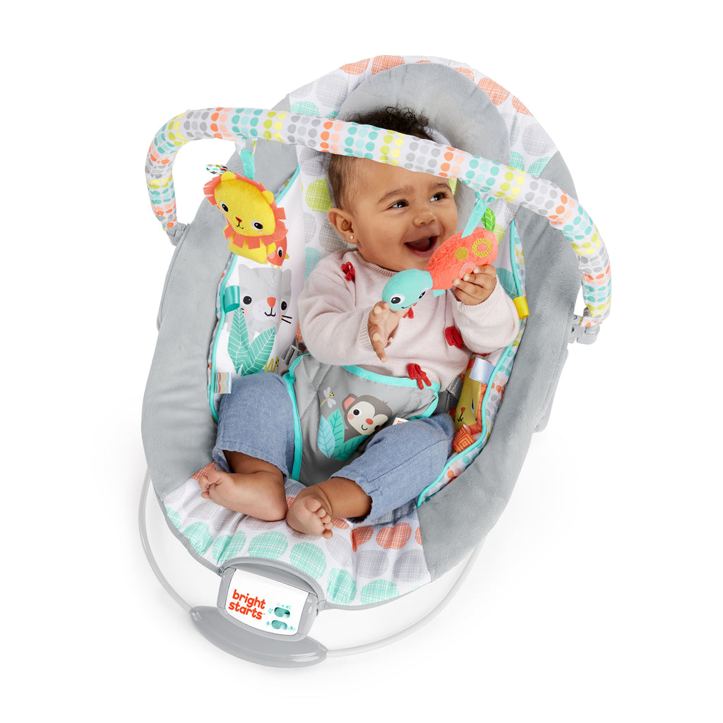 BRIGHT STARTS Playful Paradise balancelle portable pour bébé, compac