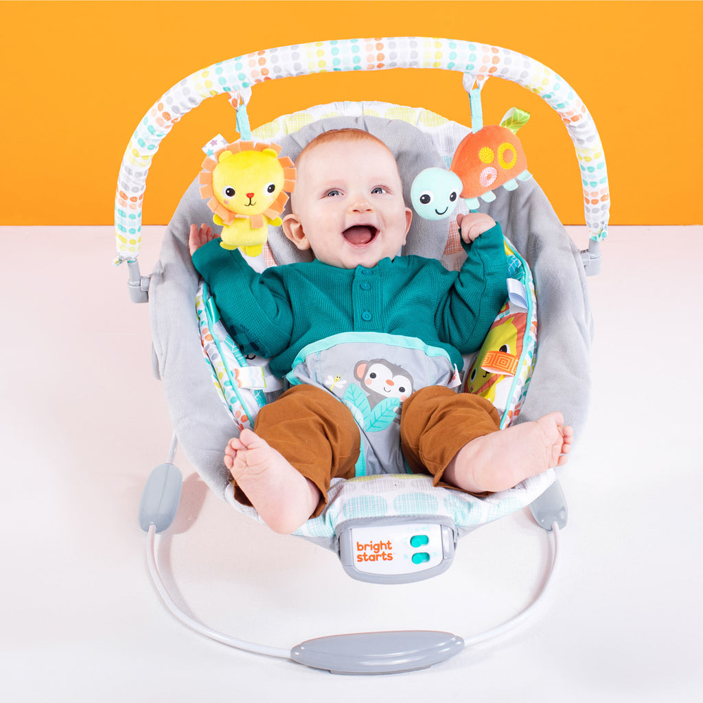 Caminador Zebra Plegable Con Luces Musicales Bright Starts - BabyManía