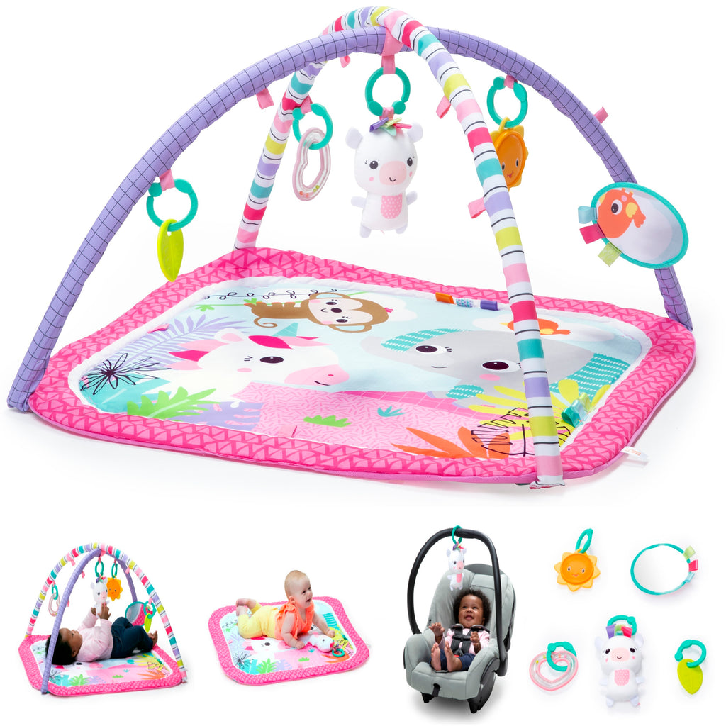 BRIGHT STARTS Tapis d'éveil 5 en 1 - your way ball play™ activity gym &  ball pit – rainbow