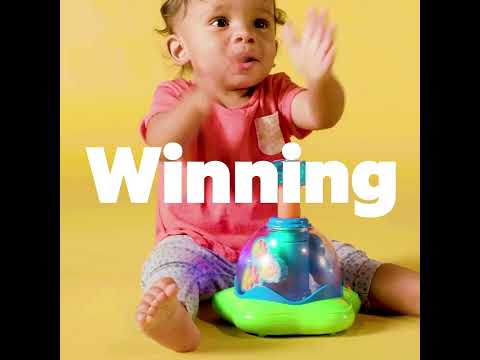Bright Starts Frog Belly Buzzer - Baby Activity Toy