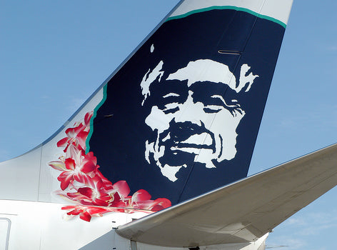 Alaska Airlines aloha lei