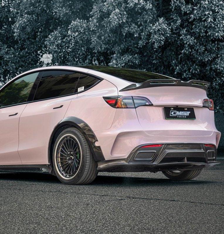 CMST Tuning V3 Rear Trunk Spoiler for Tesla Model Y Performance AWD Carbon Fiber/FRP