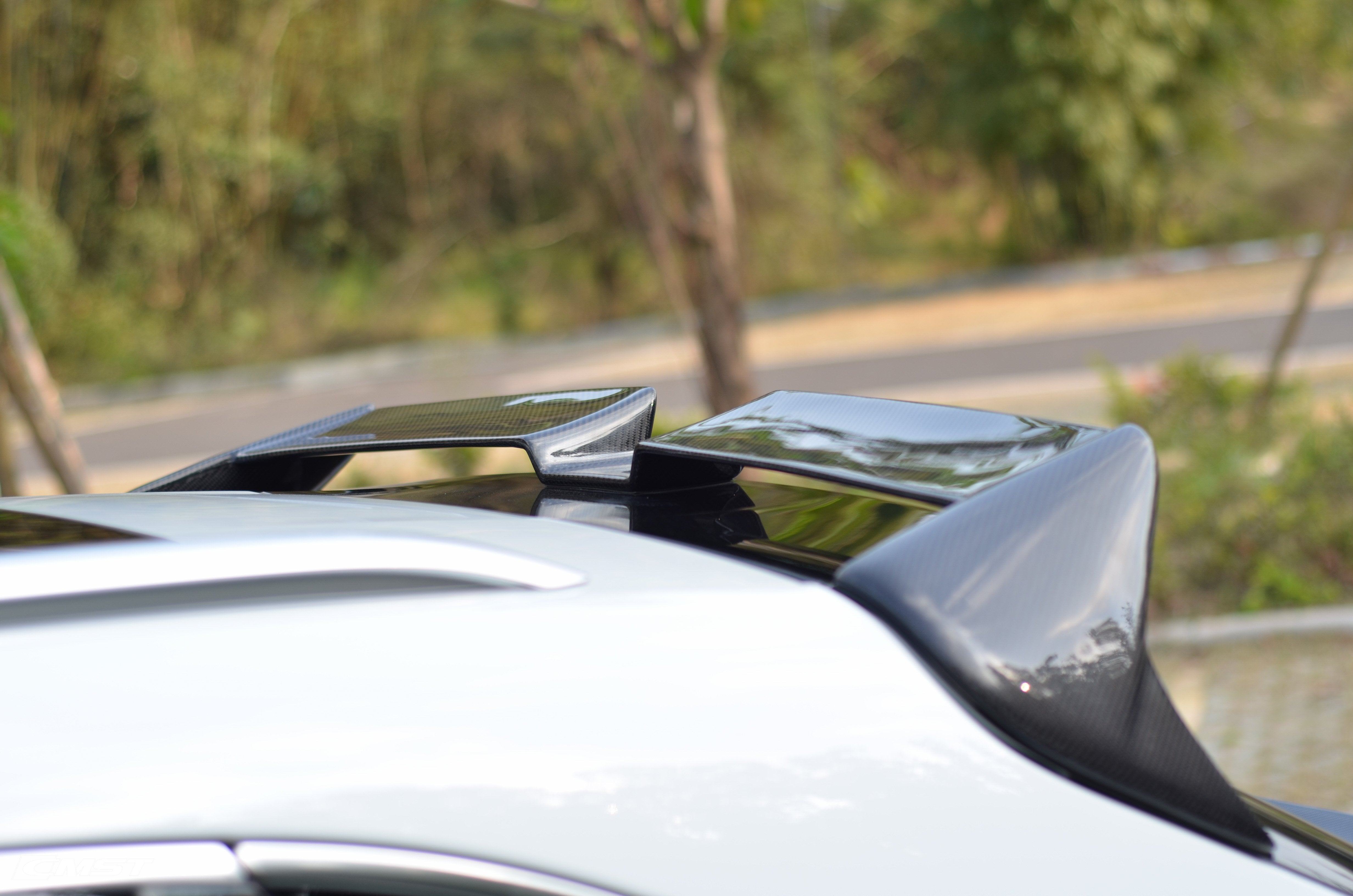 CMST Carbon Fiber Rear Roof Spoiler for Macan & Macan S & Macan GTS 2015-2021