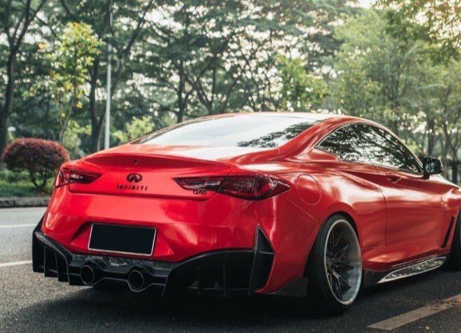 CMST Tuning Carbon Fiber Rear Bumper & Diffuser for Infiniti Q60 to Pr