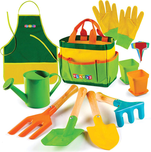 Play22 Kids Cleaning Set 4 Piece Toy Cleaning Set Includes Broom, Mop, Brush, Dust Pan, Toy Kitchen Toddler Cleaning Set Is A