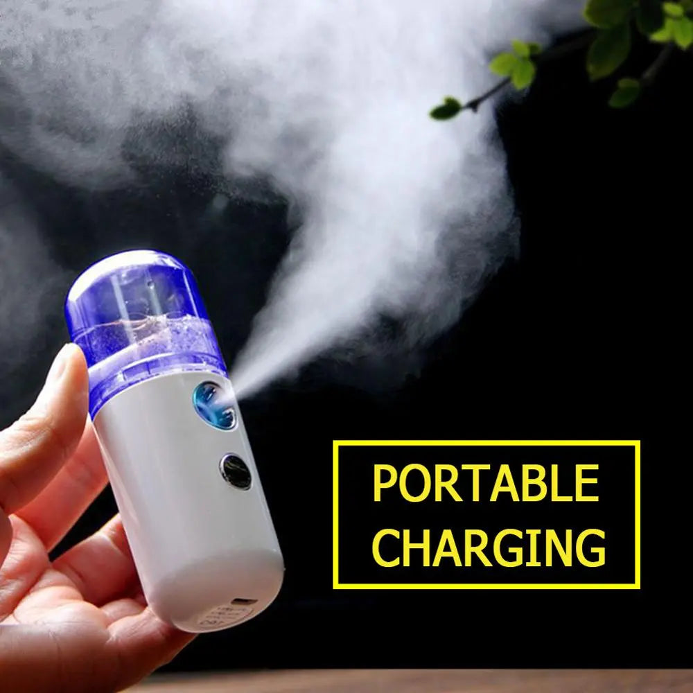 Mini 30ml Humidifier Diffuser Nano Face Spray USB Facial Body Nebulizer Steamer Moisturizing Humidifier Skin Care