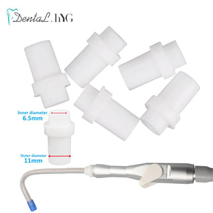 2Pcs Dentist Saliva Swivels Ejector Suction Adaptor Tips Surgical Dental Weak Suction Adaptor Accessories Silicone - Remote Practice Managers