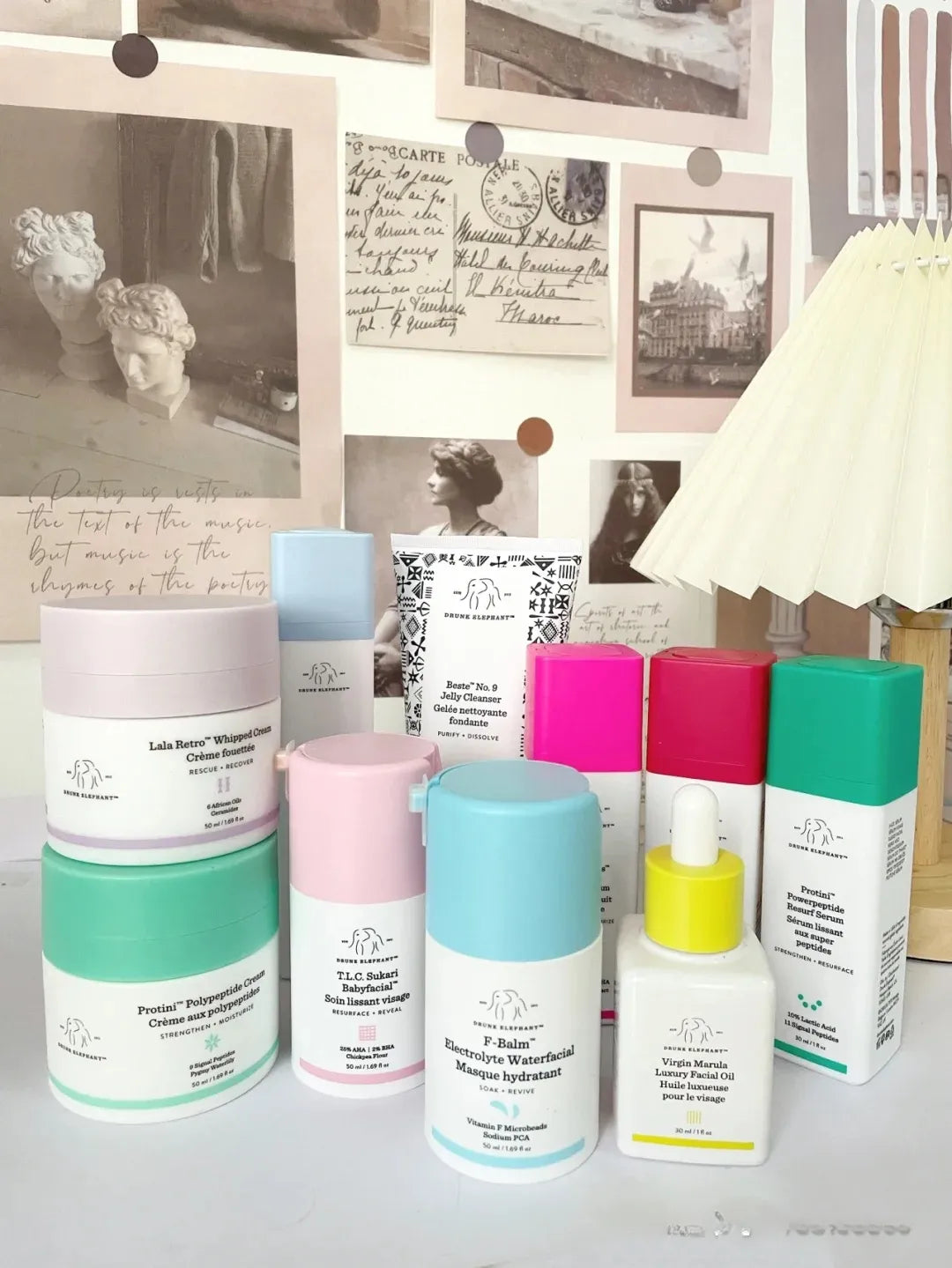 Drunk Elephant Primer for Makeup Whitening Cream Beauty Face Skin Care Set Foundation Cream for Face Delicate Makeup Wholesale