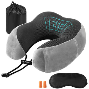 Soft Travel Pillow U Shaped Travel Healthcare Memory Foam Neck Cervical Airplane Pillow Neck Cushion - Remote Practice Managers