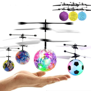Colorful Mini Drone Shinning LED RC drone Flying Ball Helicopter Light Crystal Ball Induction Dron Quadcopter Aircraft Kids Toys - Remote Practice Managers