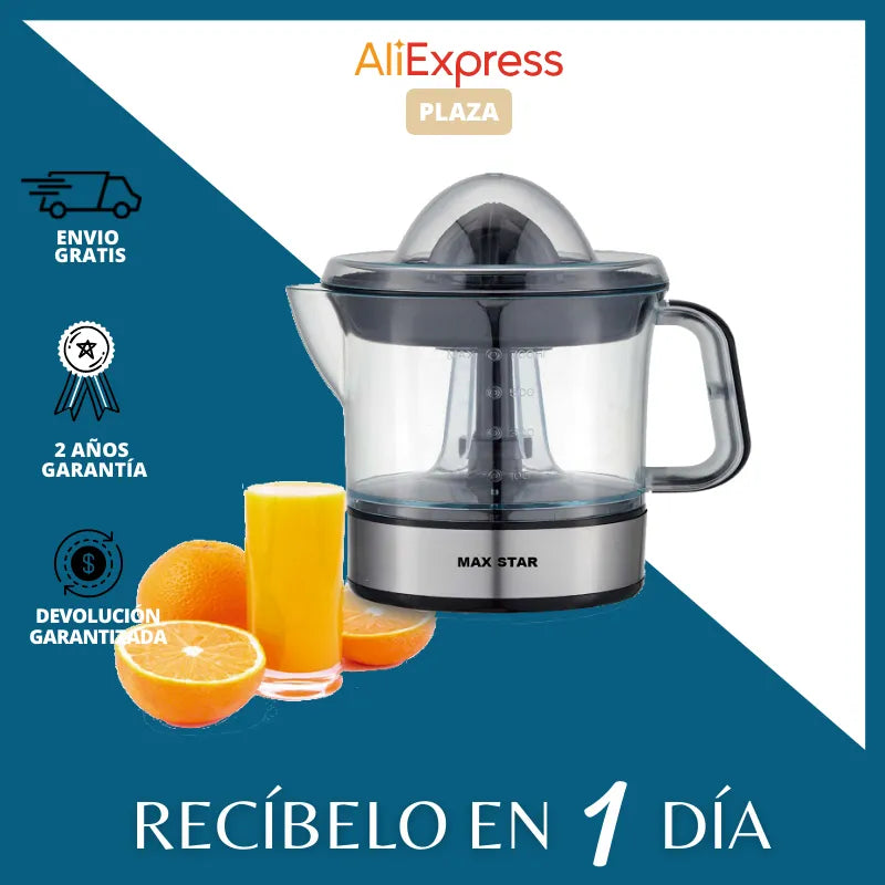 Max Star juice juicer MS-6220 power 40W 0.7L orange, lemon and fruit Extractor automatic orange juicer fully removable powerful and tough kitchen appliances