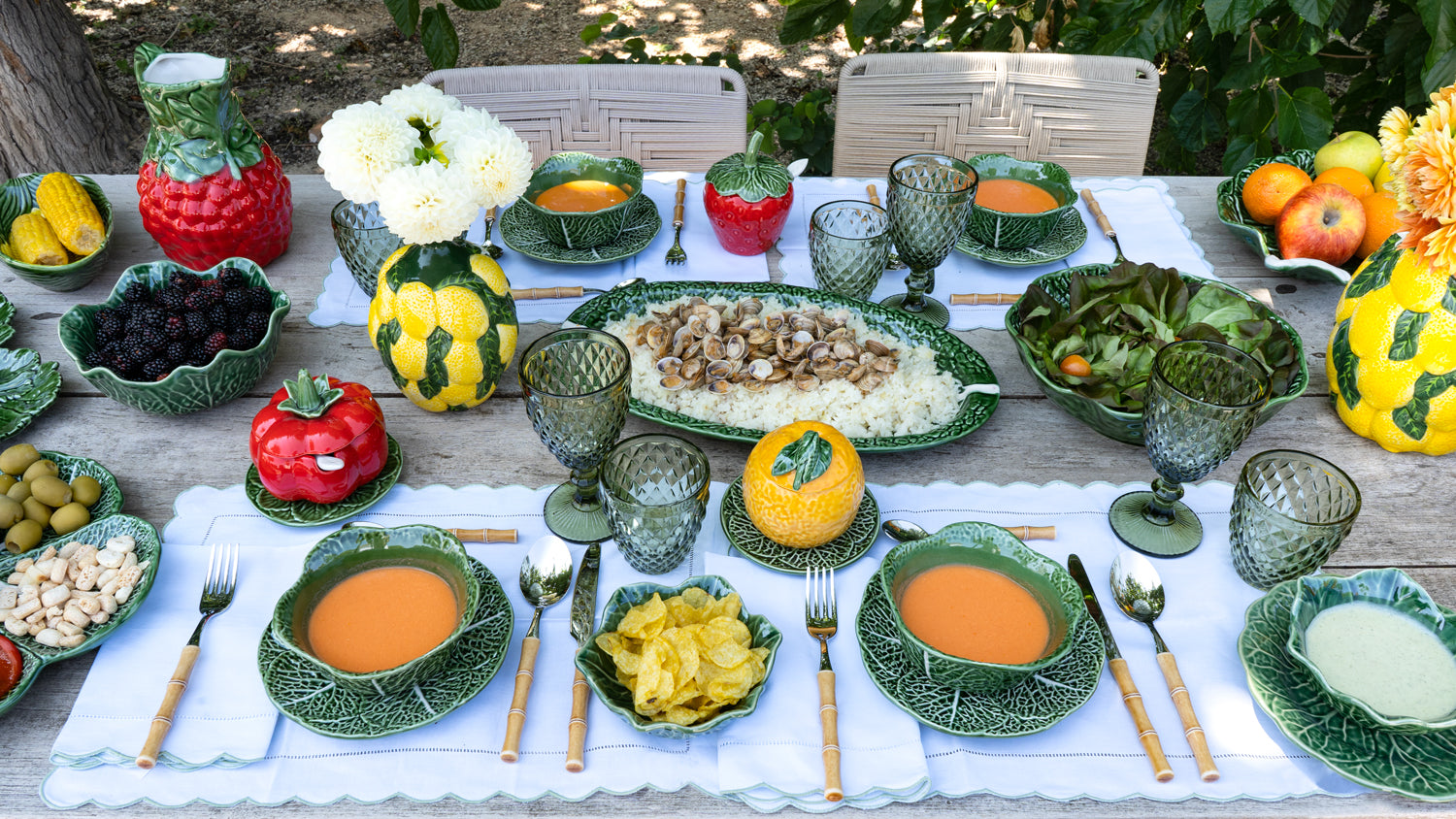 Mesa frutas y verduras Cristina Oria